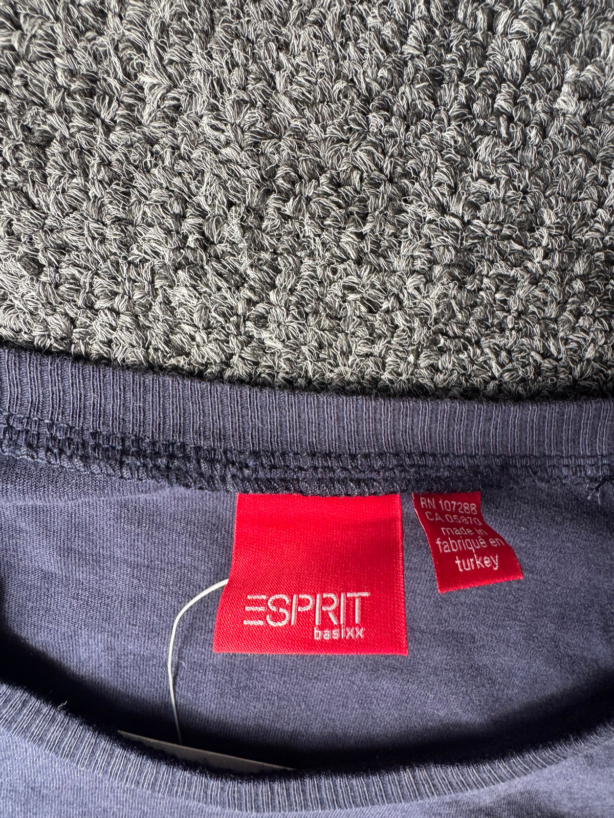 Navy Blue Esprit Long Sleeve Shirt (L)