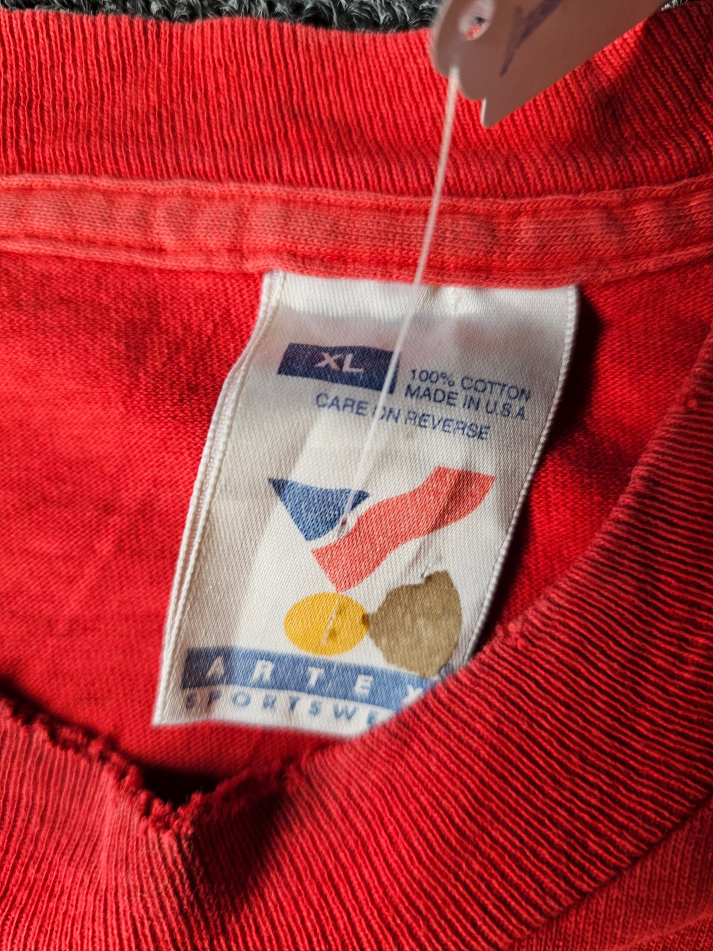 Kansas City Chiefs AFC West -Single Stitch- Artex Tag - Size XL