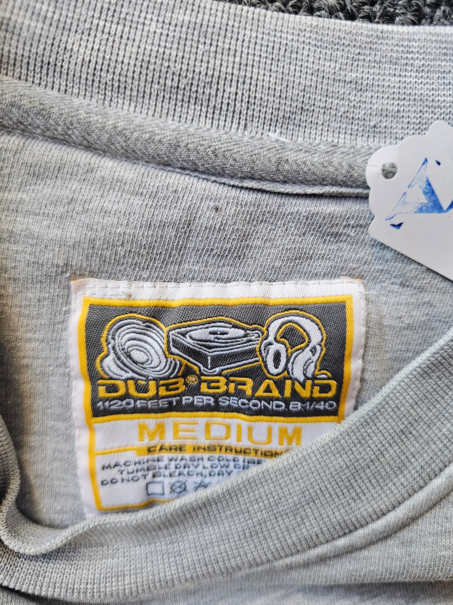 DUB Brand Y2K Style Grey Crew with Pockets (M)