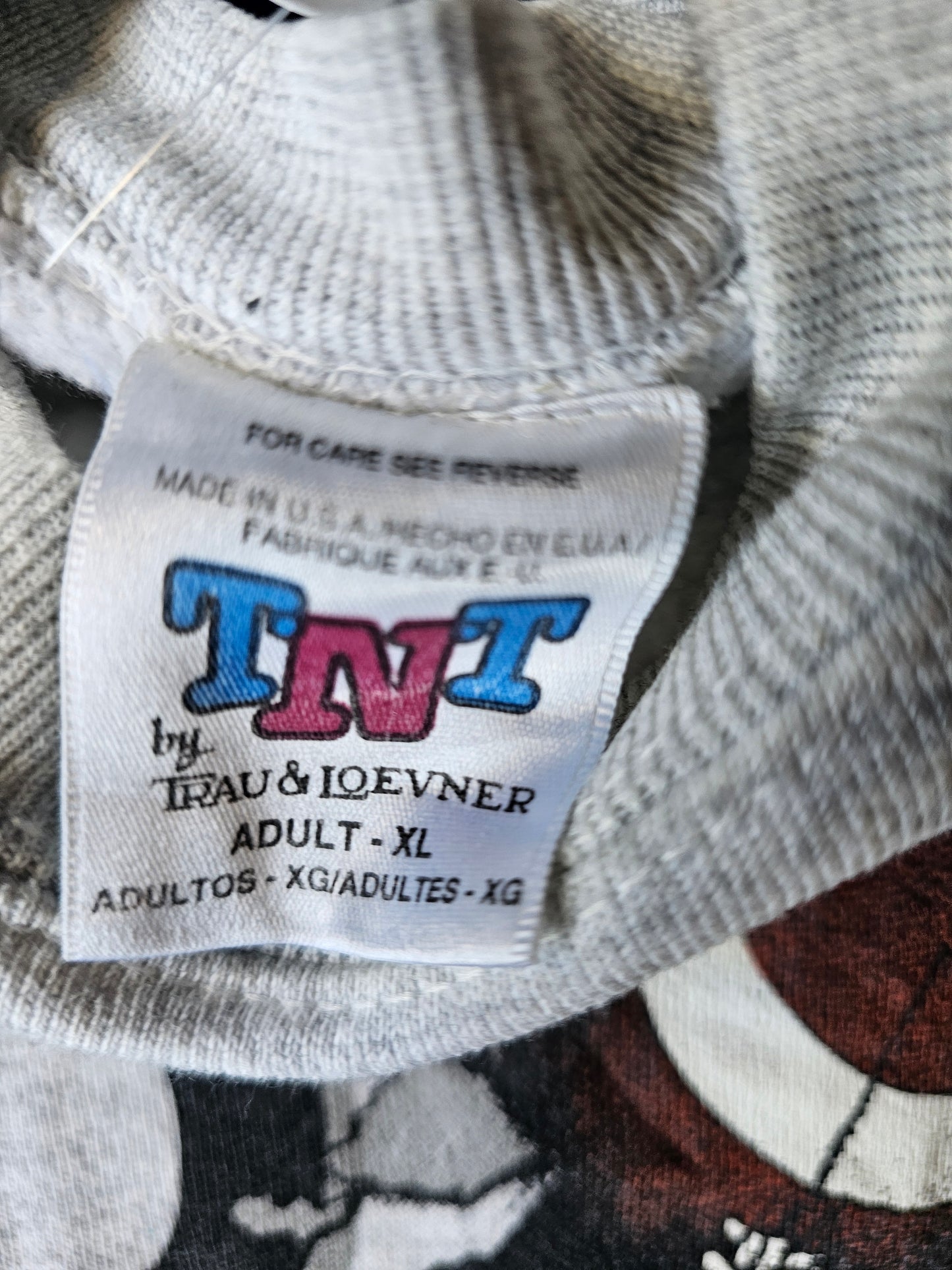 Notre Dame NCAA Football 90s White Crew (XL - fits like L)