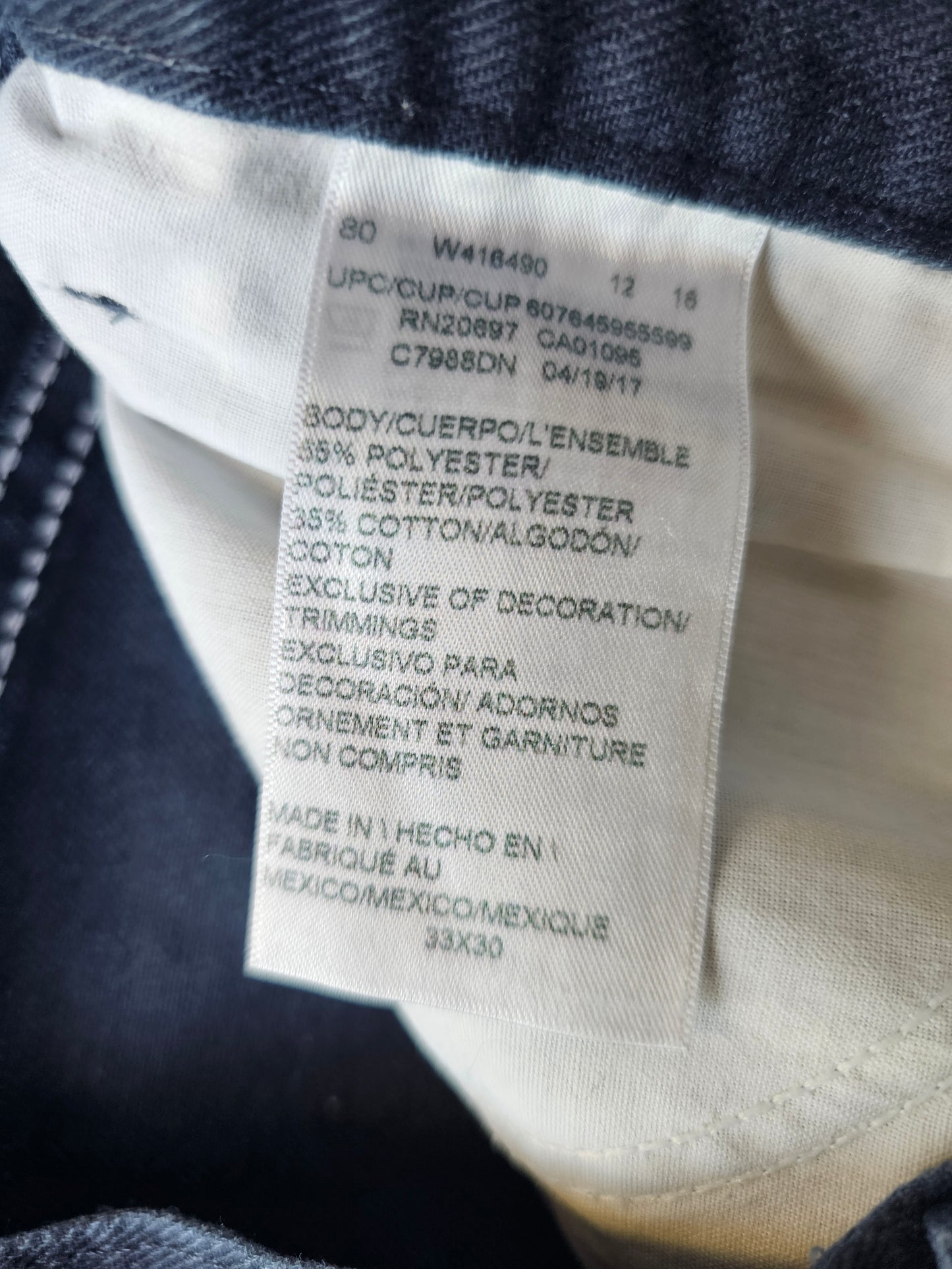 Dickies Blue Faded Jeans (33/30)