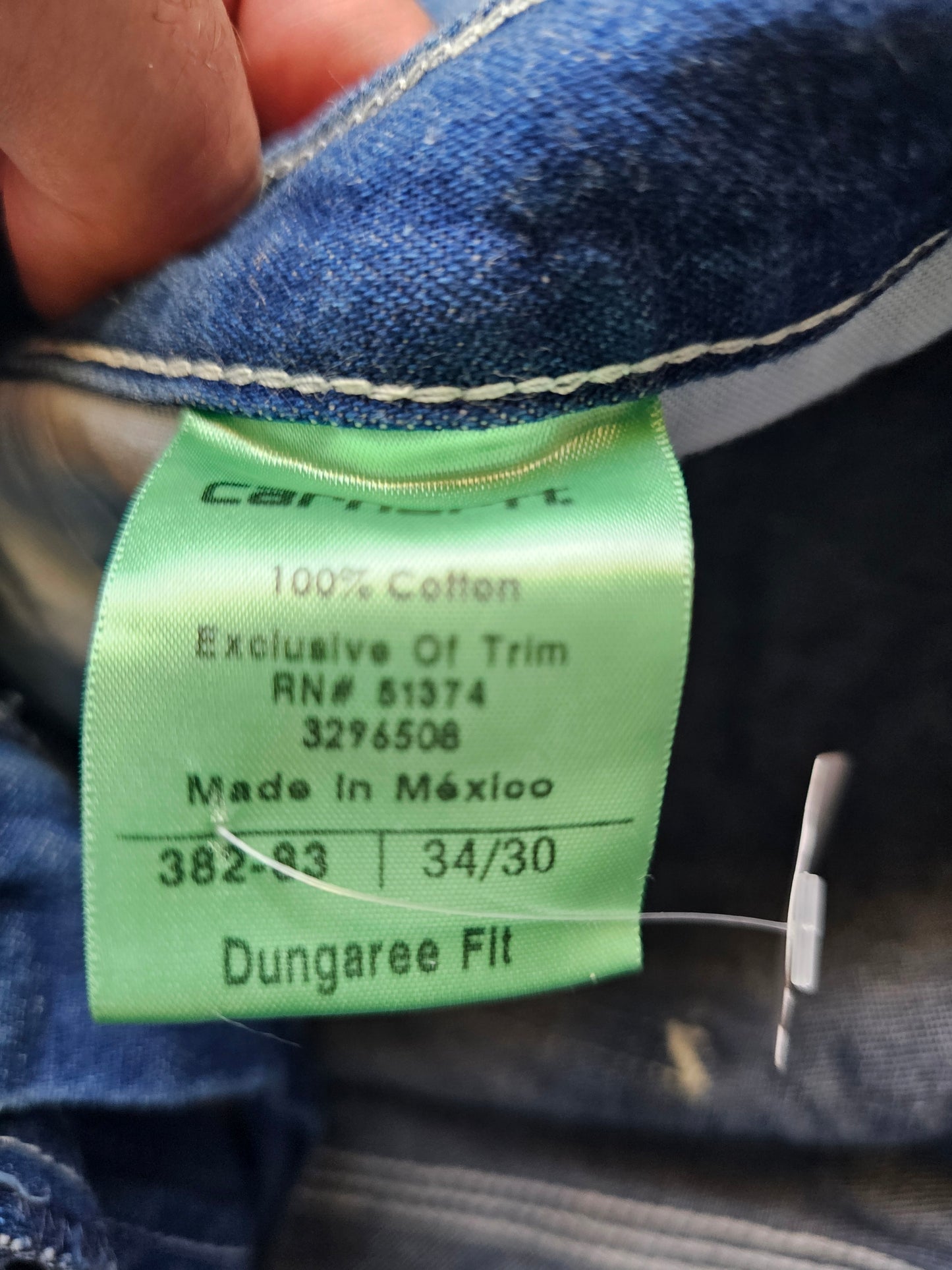 Carhartt Dungarees Denim Jeans (34/30)