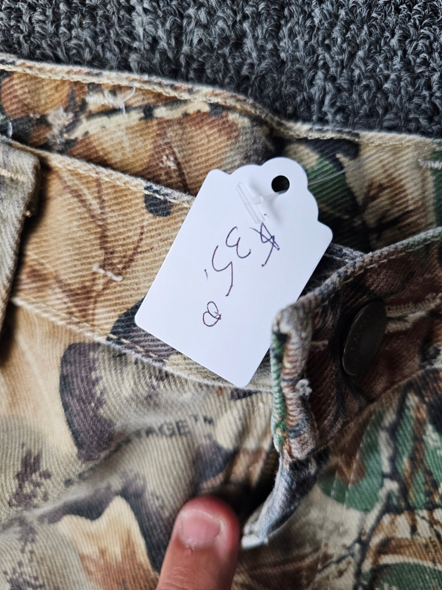 Rugged Wear Camouflage Denim Pants (34/34)
