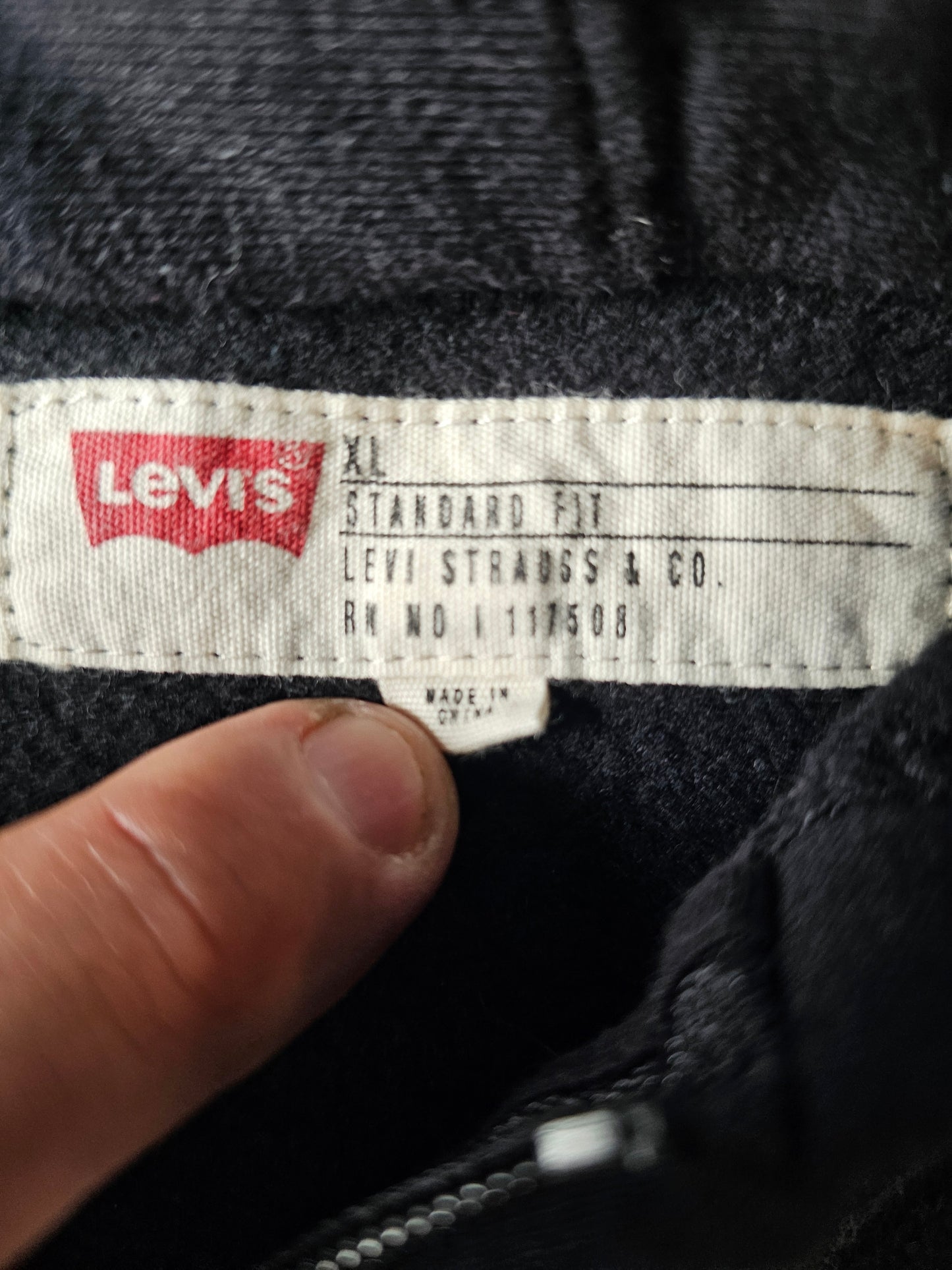 Levis Zip Up Y2K Hoody (XL)
