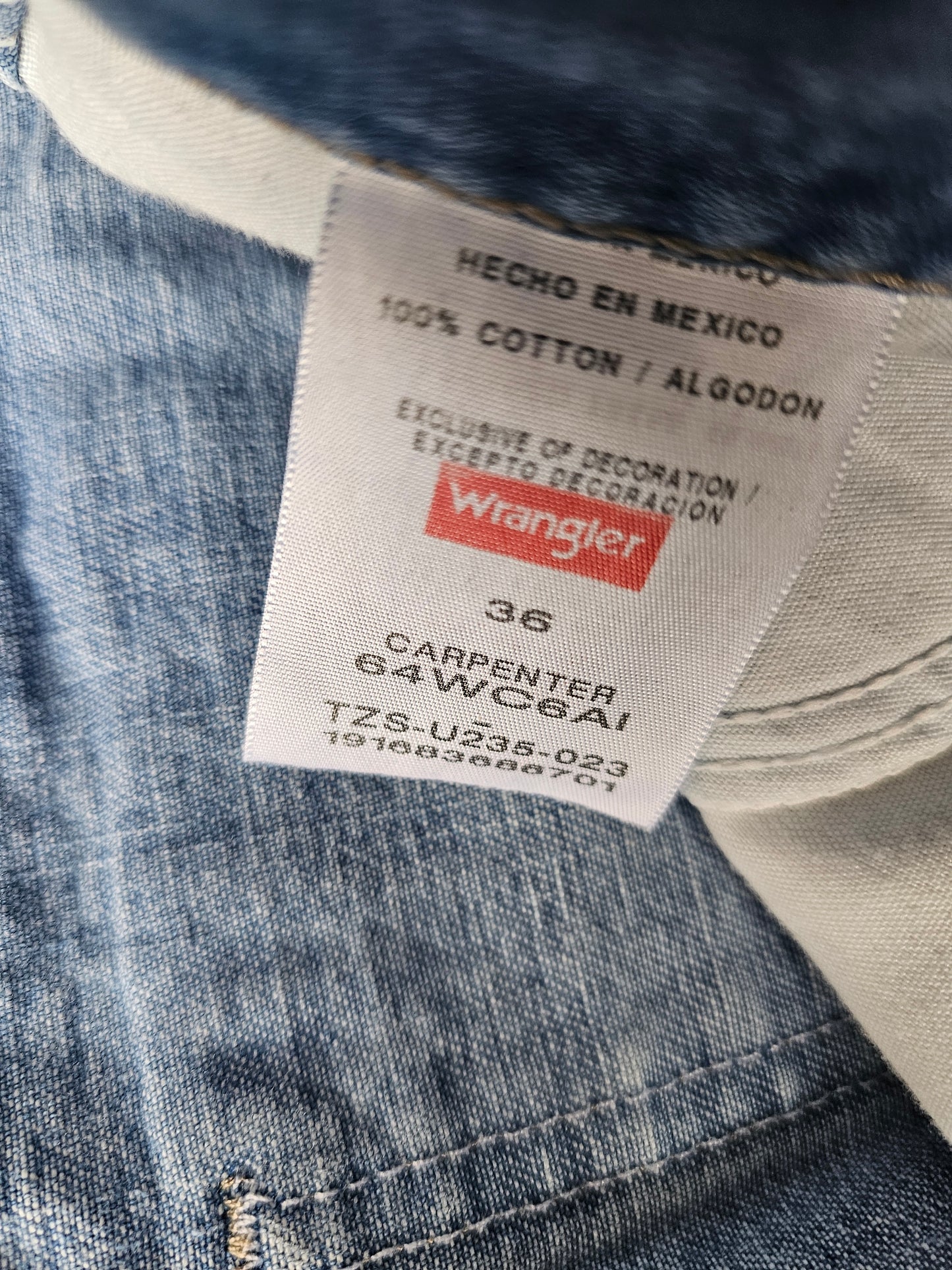 Wrangler Carpenter Jorts (36)