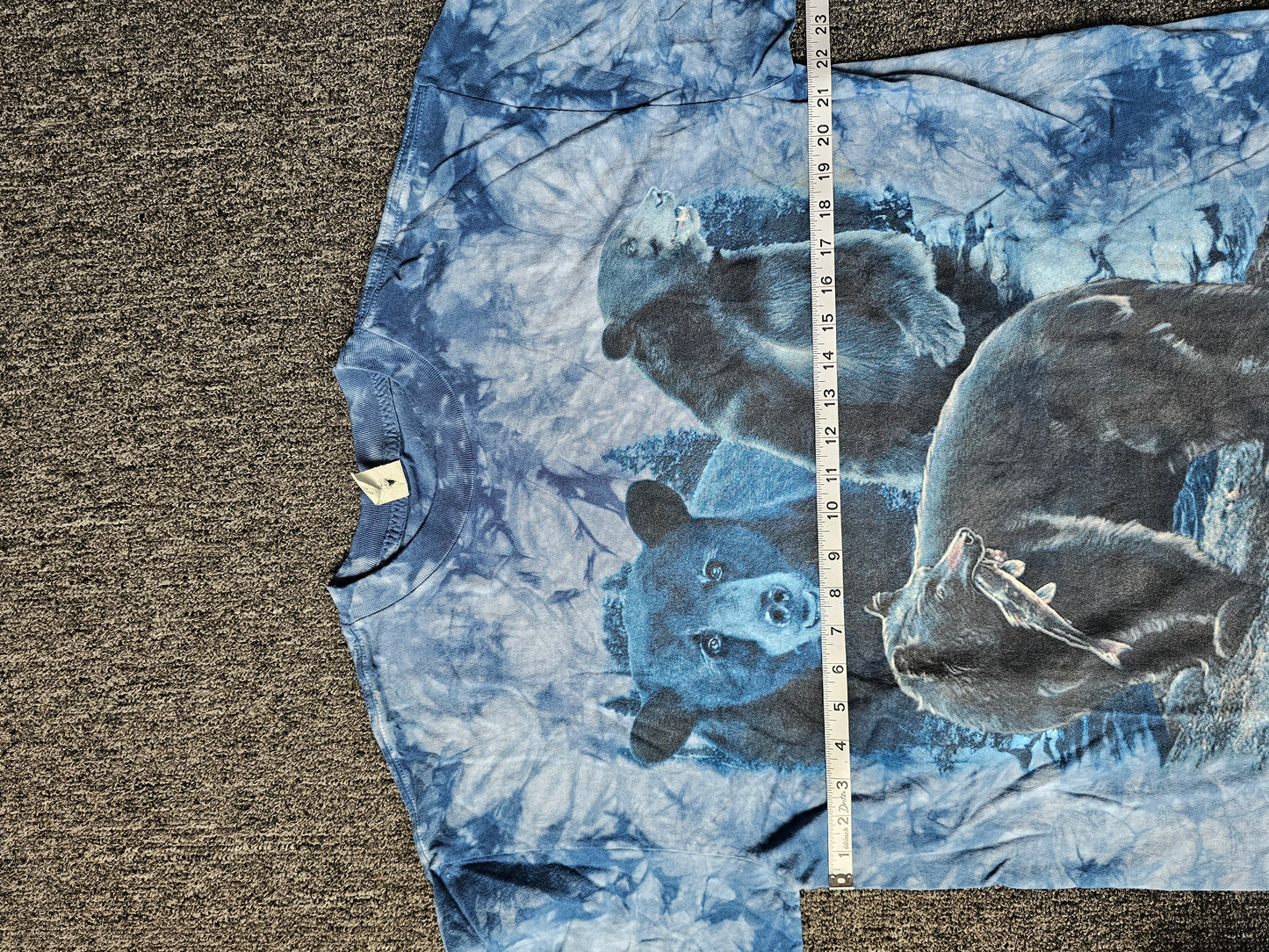 Bear Tie Dye Nature Tee (L)