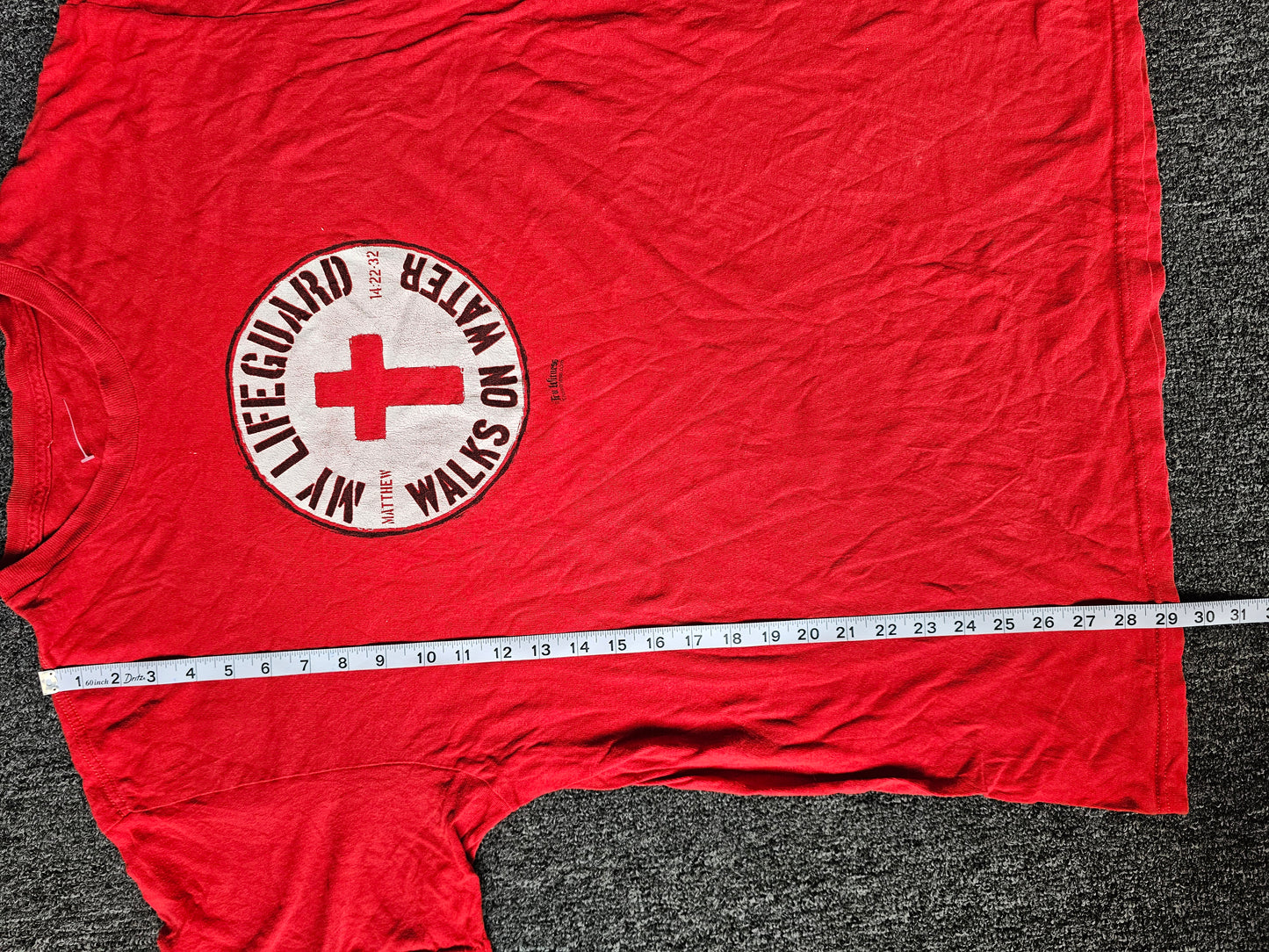 My Lifeguard Walks on Water Tee (L)