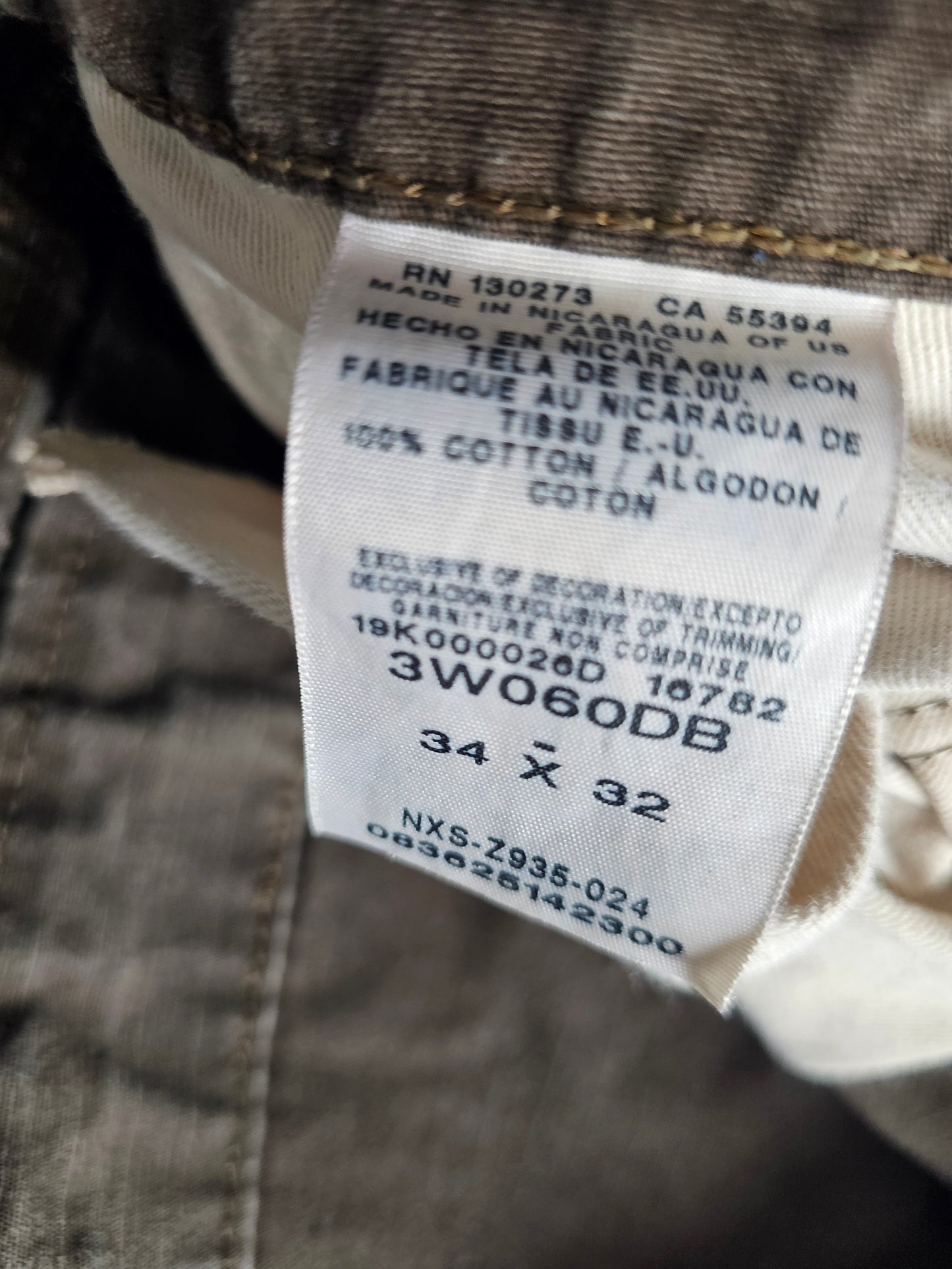 Wrangler Riggs Brown Workwear Jeans (34 x 32)