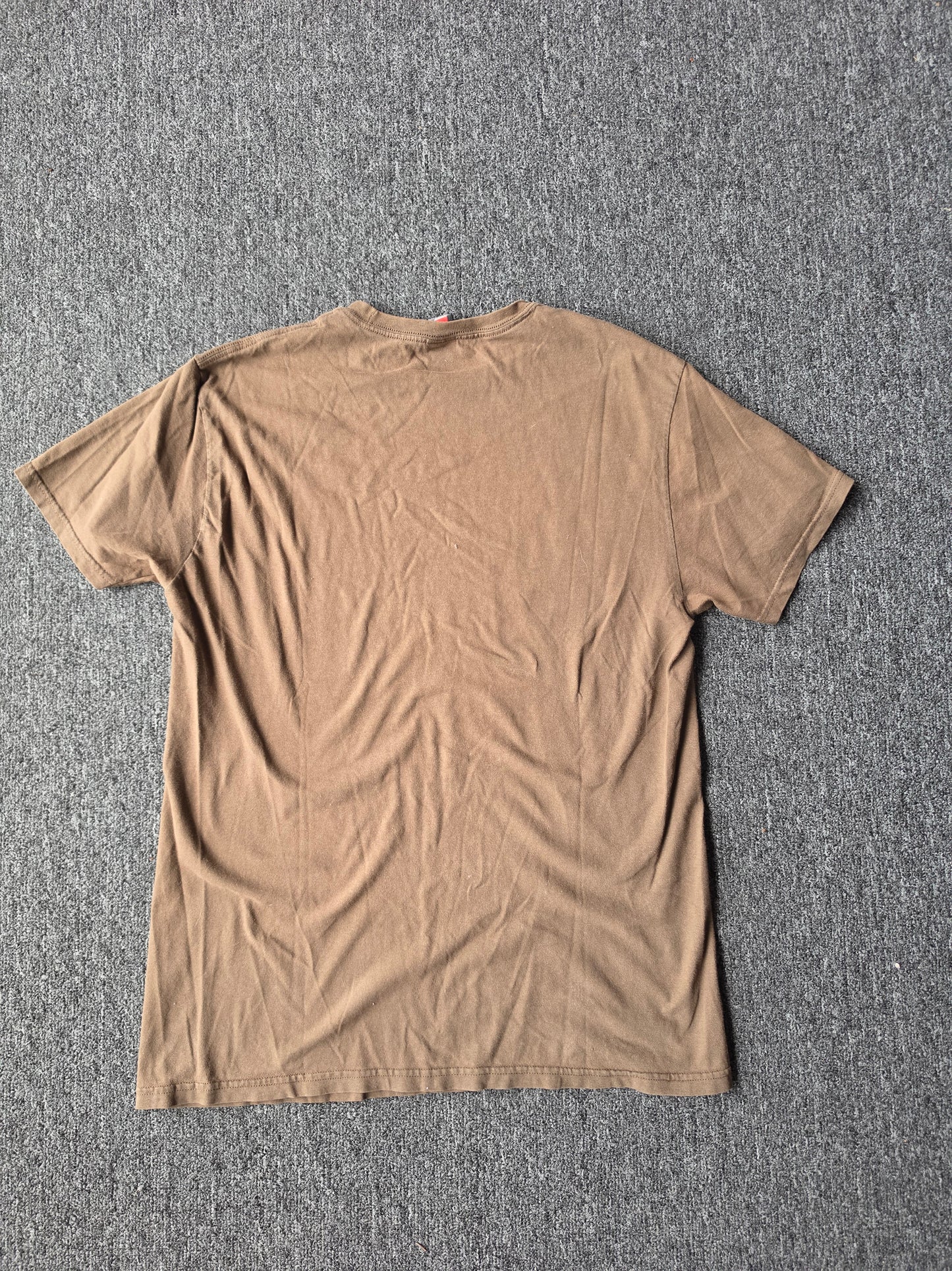 Quicksilver Brown Fader Surf Tee (L)