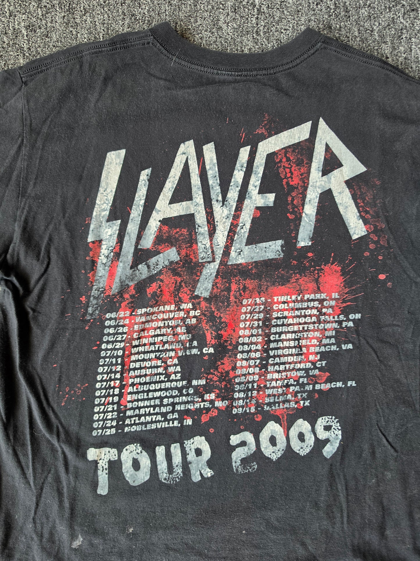 Slayer 2009 Band Tee (L)