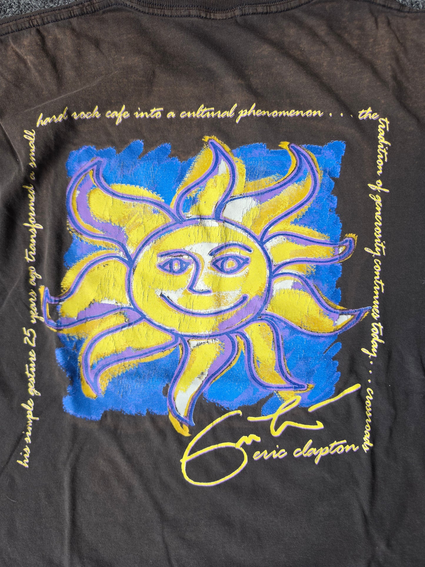 Hard Rock Cafe Eric Clapton Sun Band Tee (L)