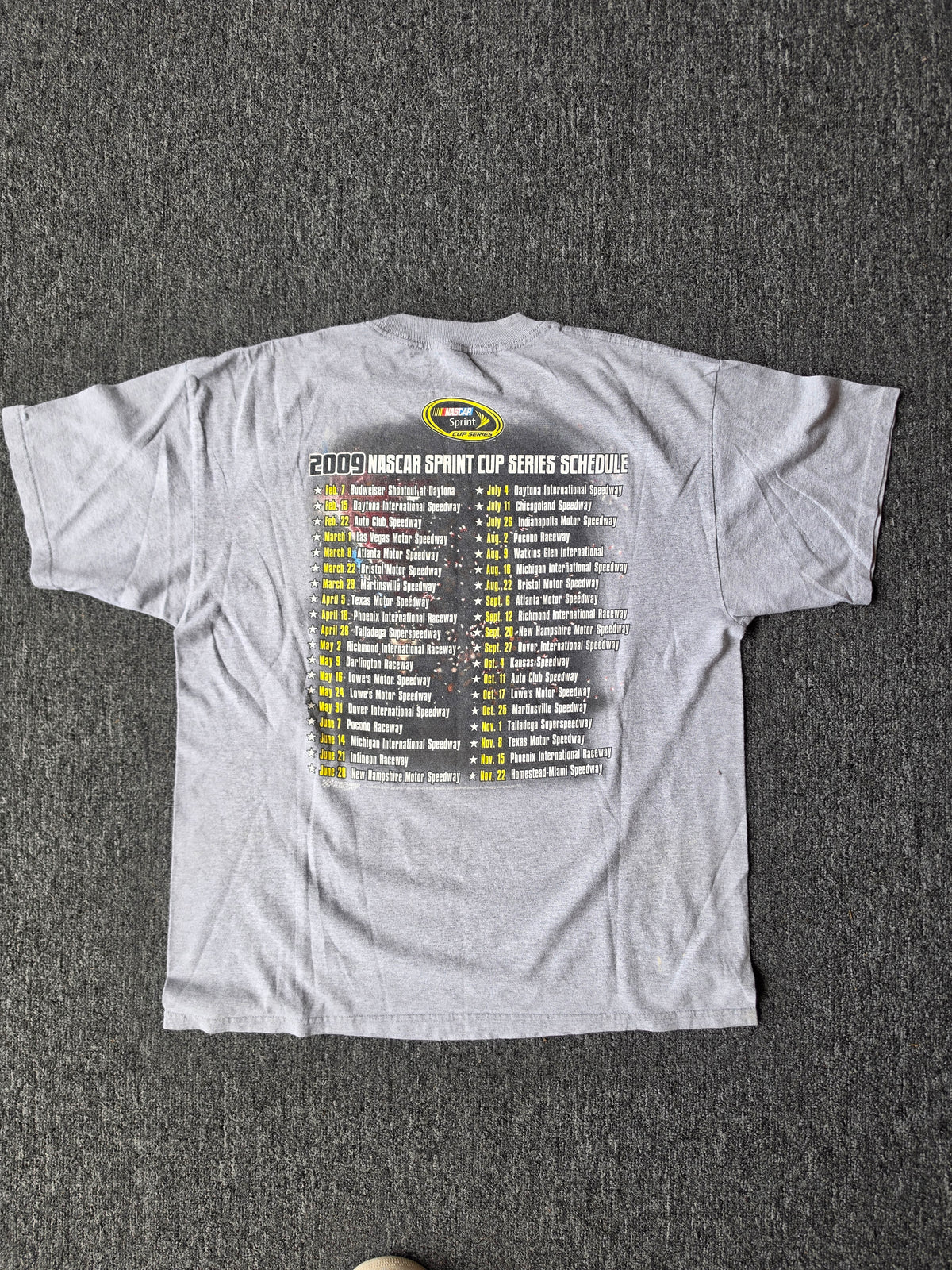 2009 Nascar Sprint Cup Series Schedule (L)