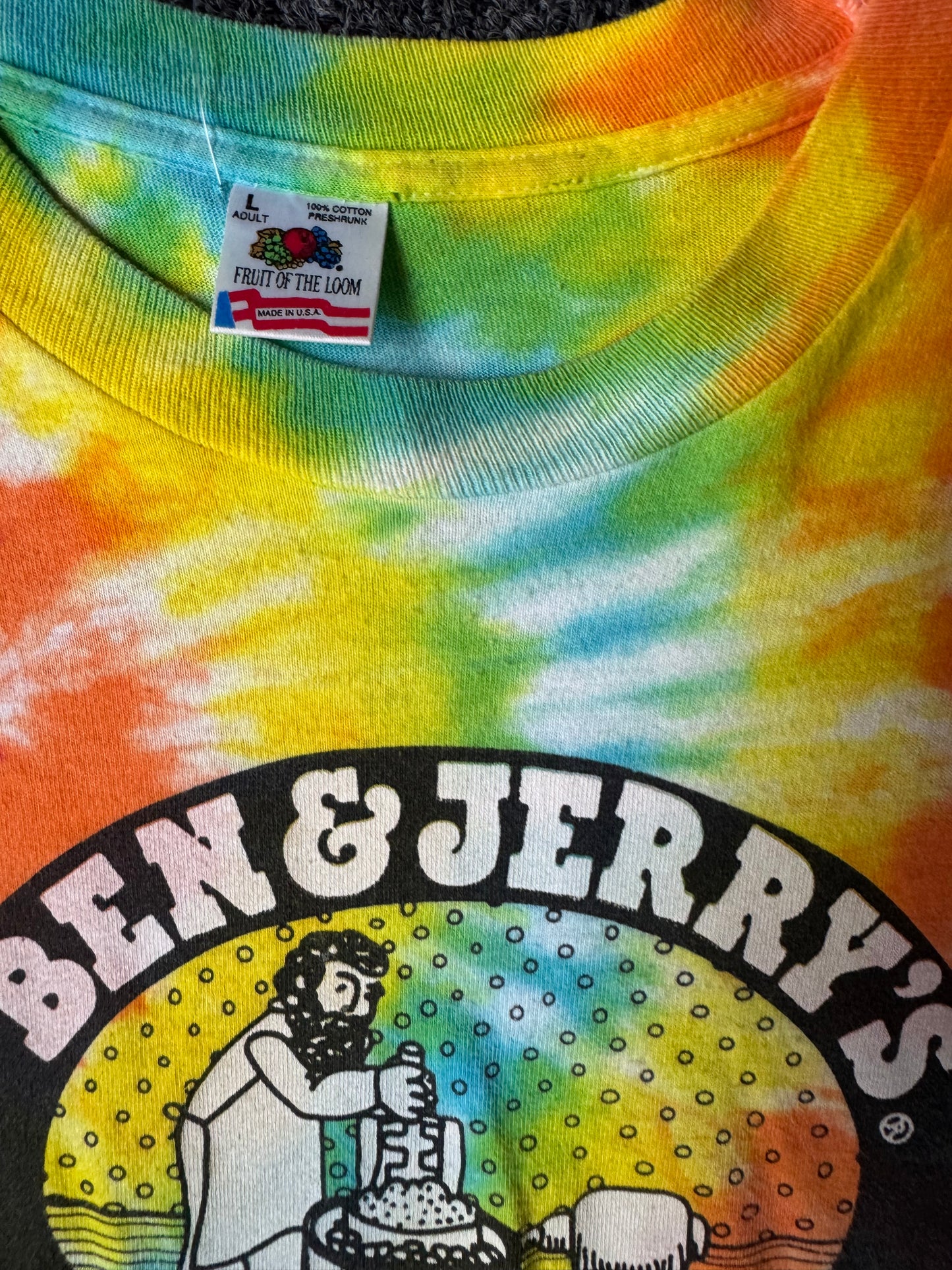 90s Ben and Jerry’s Wavy Gravy Shirt (L)