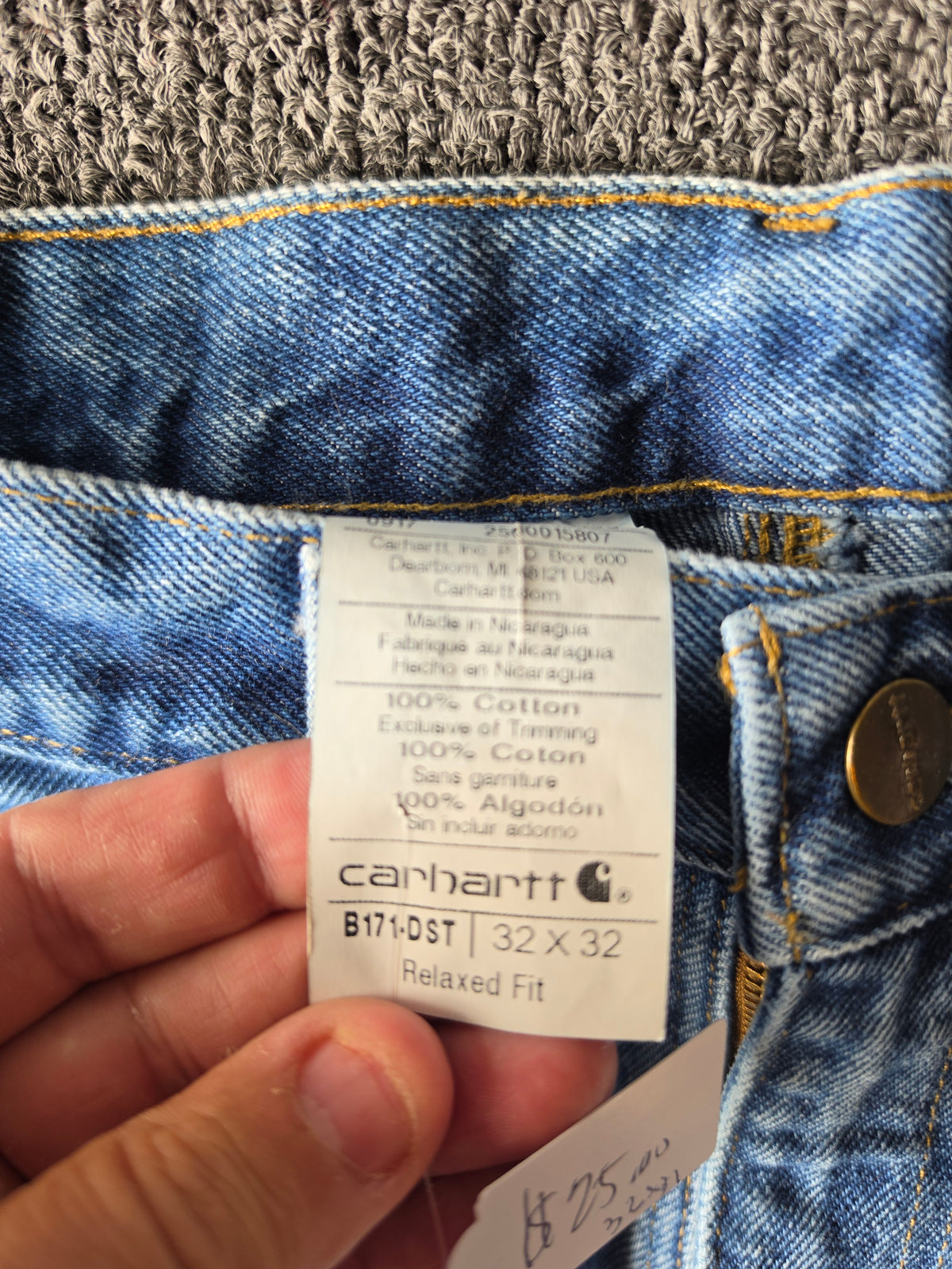 Carhartt Carpenter Denim Jeans (32/32)