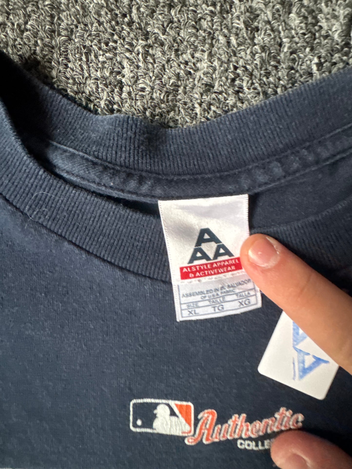 Navy Detroit Tigers MLB Champions Shirt (XL)