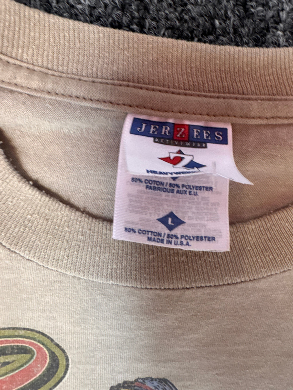 Tan Casting Fishing Jesus Shirt (L)