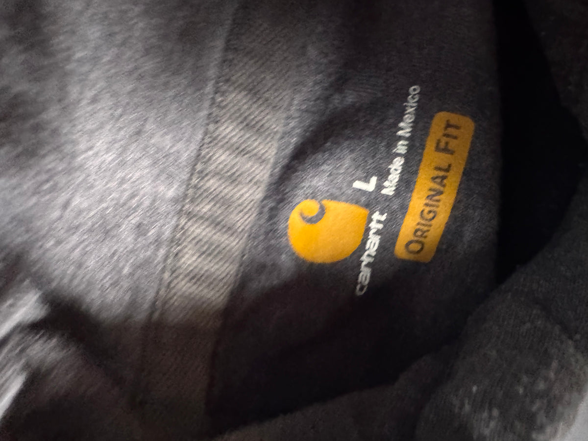 Grey Faded Carhartt Hoodie (L)