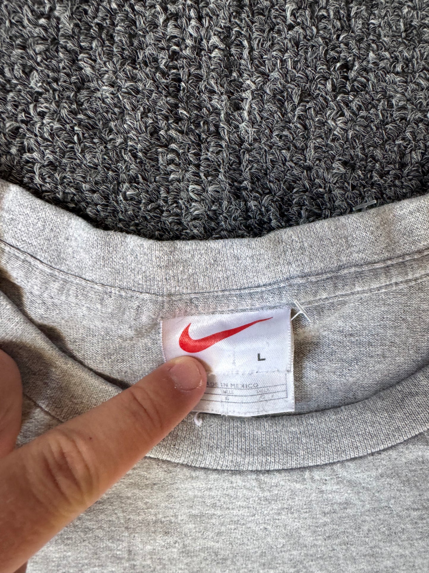 Grey 90s Nike San Jose Earthquakes Soccer Shirt (L)