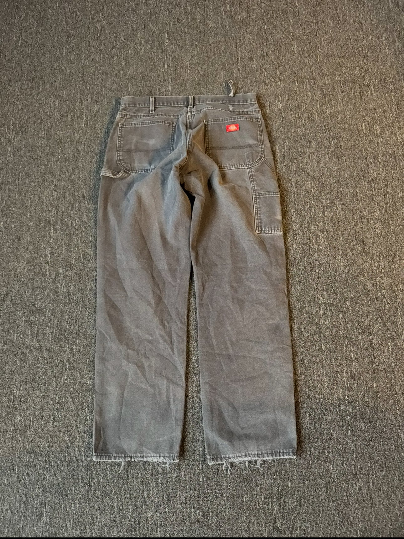 Faded Black Dickies Carpenter Jeans (32x32)