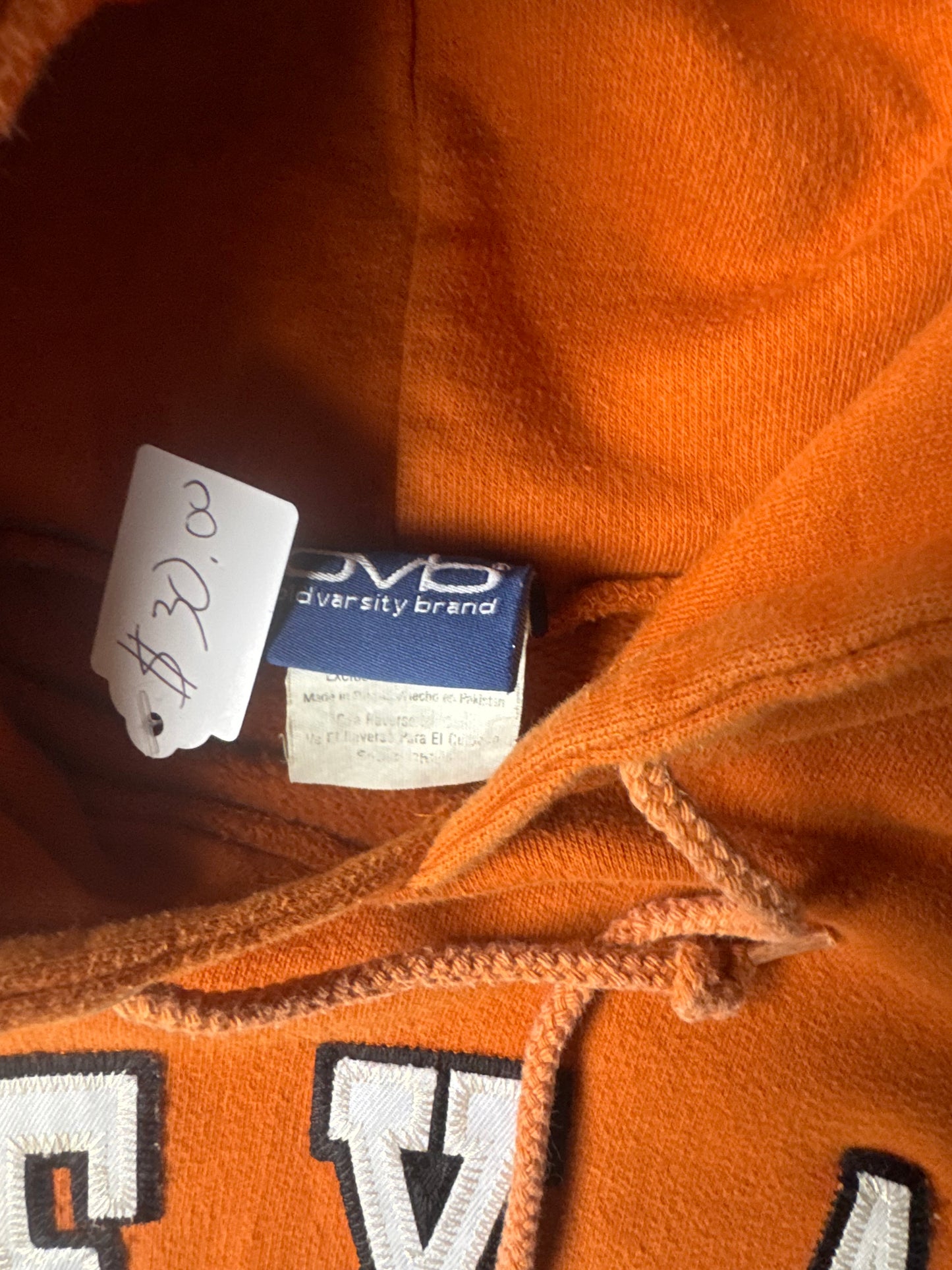 Orange Texas Longhorns Hoodie (L)