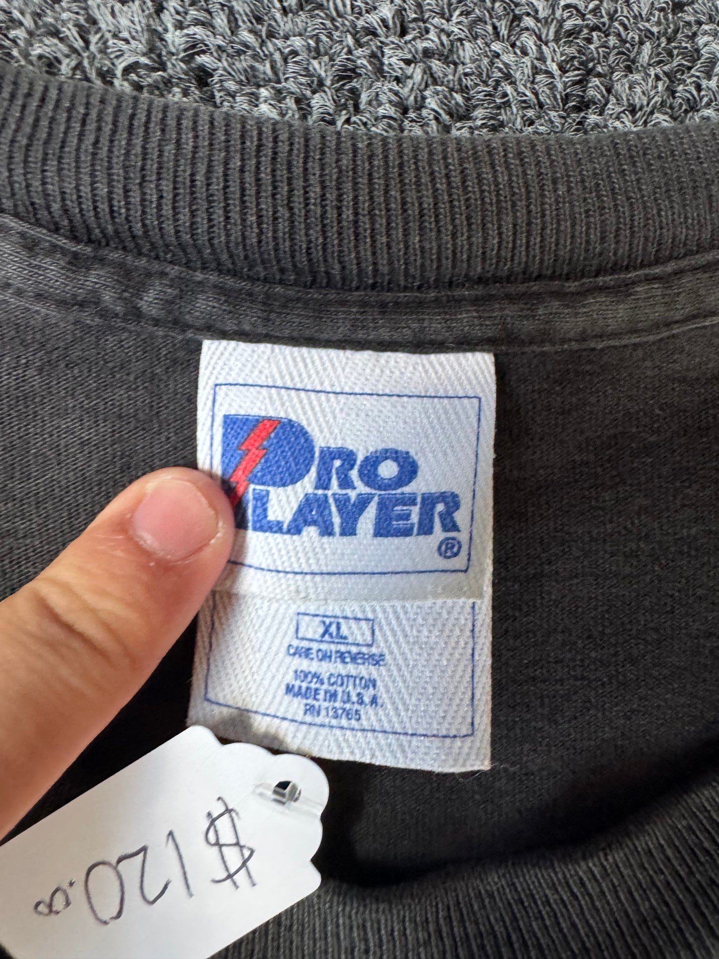 90s Pro Player Denver Broncos Lightning Championship Shirt (XL)