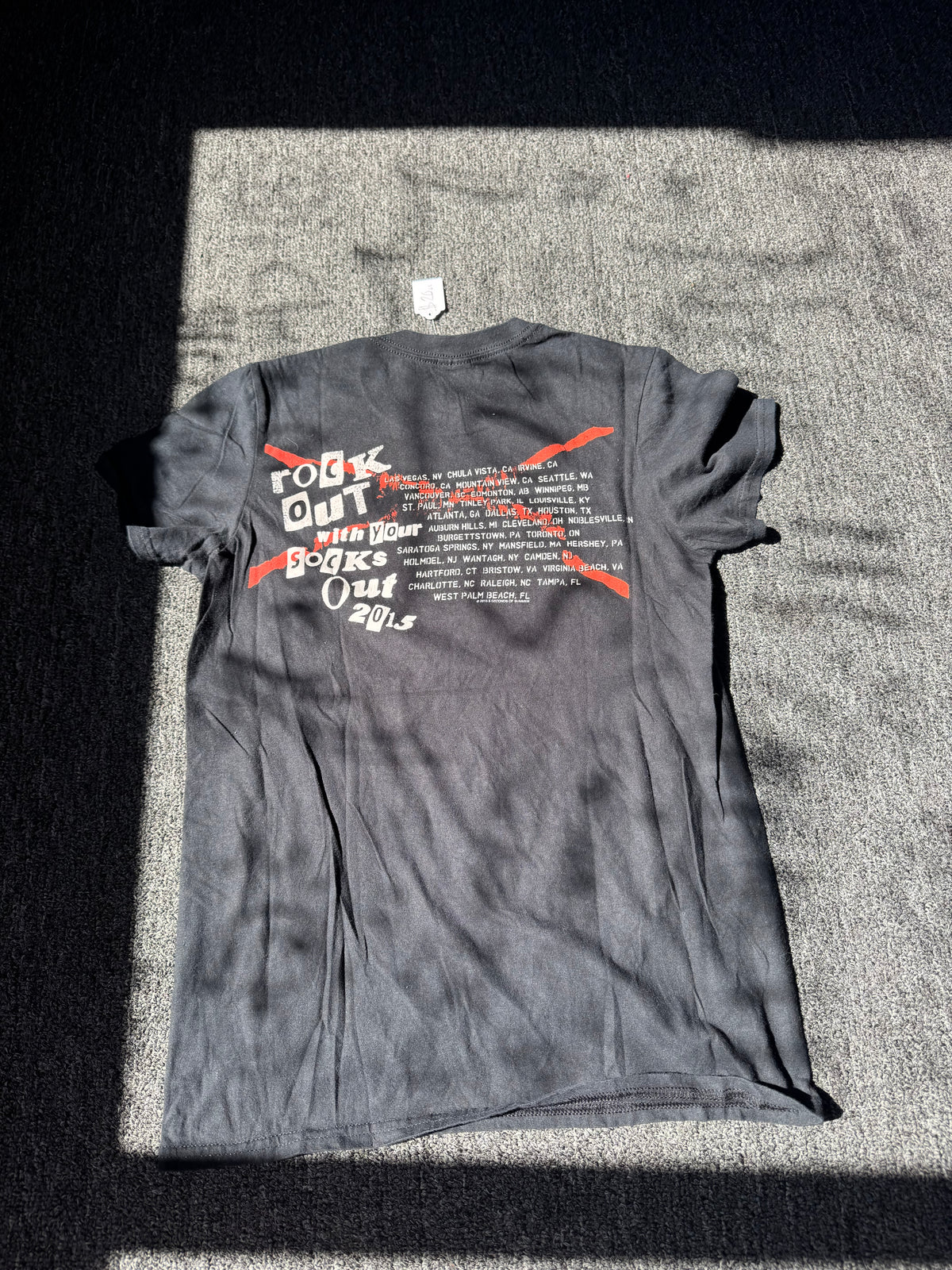 Black 5 Seconds Of Summer Concert Shirt (S)