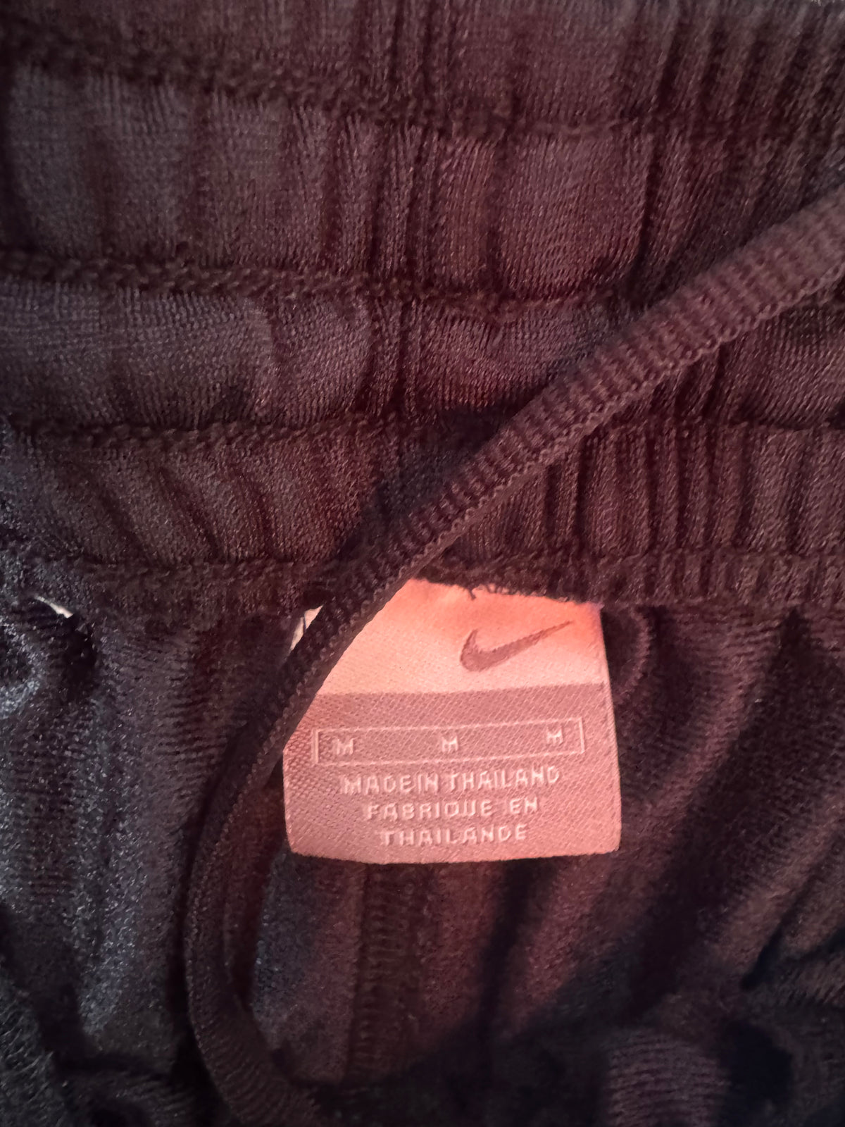 Black Nike Track Striped Pants (M)