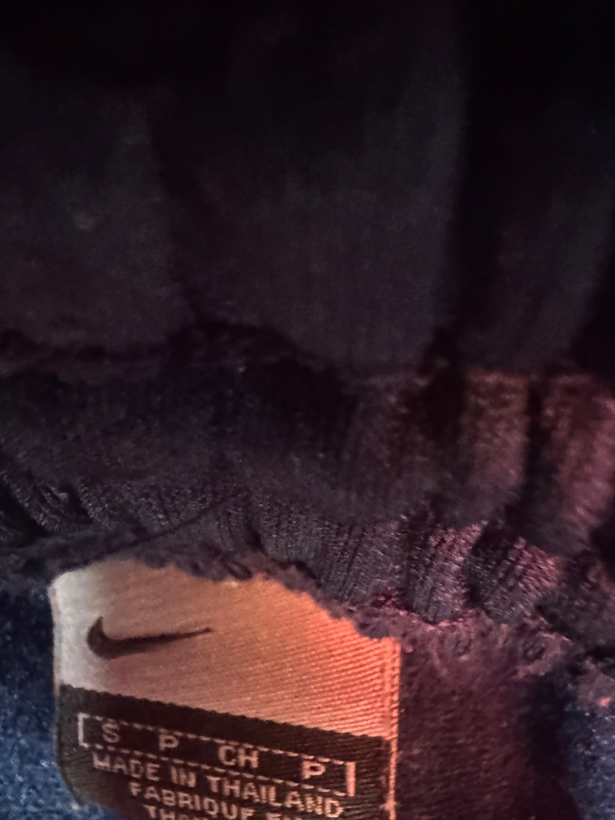 Navy Blue Striped Nike Track pants (S)