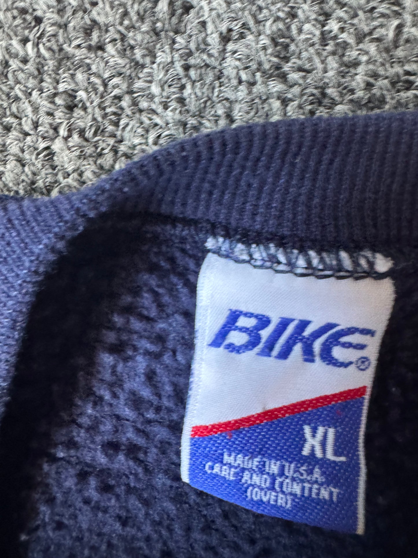 Navy Penn State Bike Crewneck (XL)