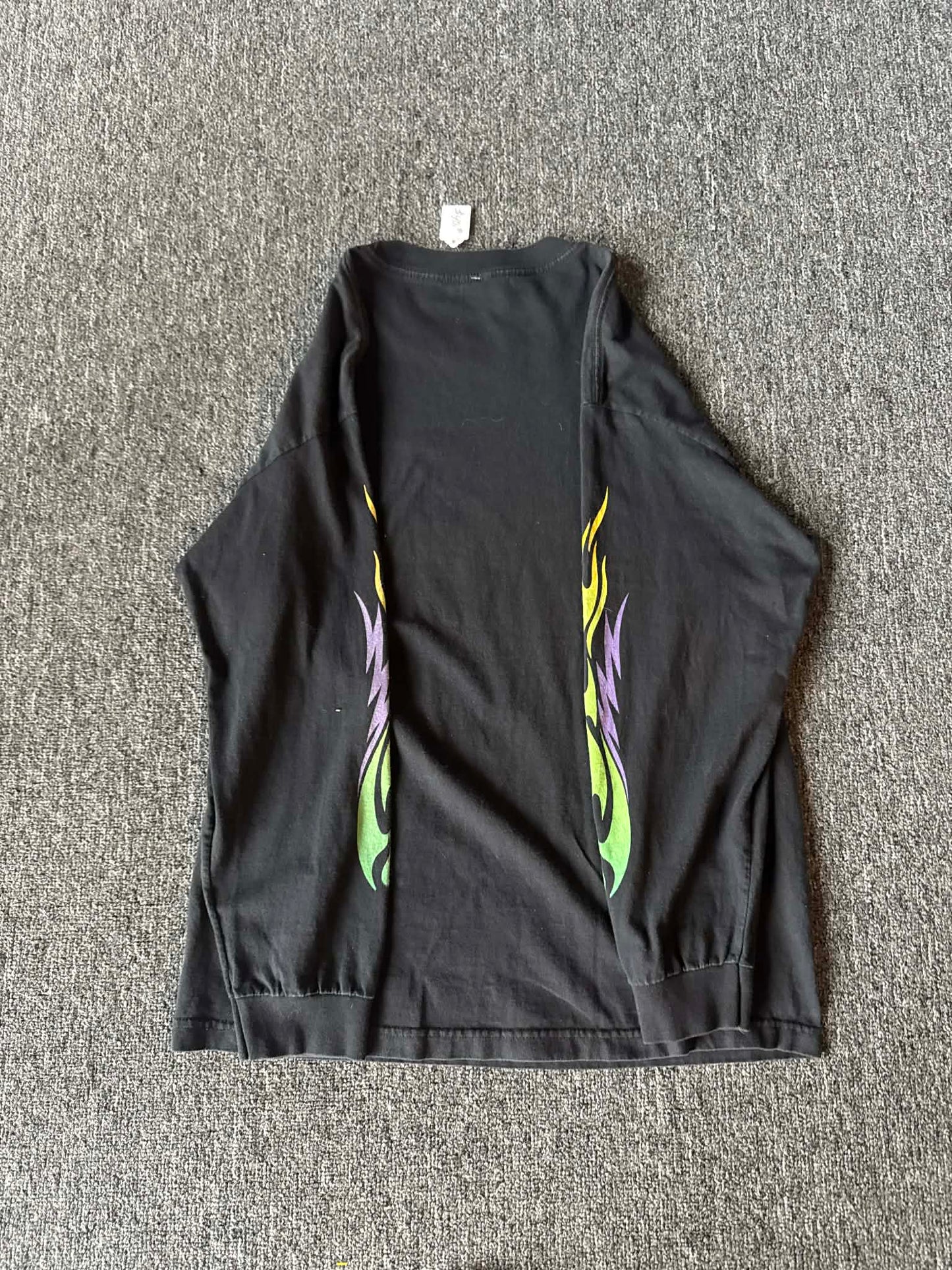 Gravedigger Monster Truck Fire Long Sleeve 2012 - L
