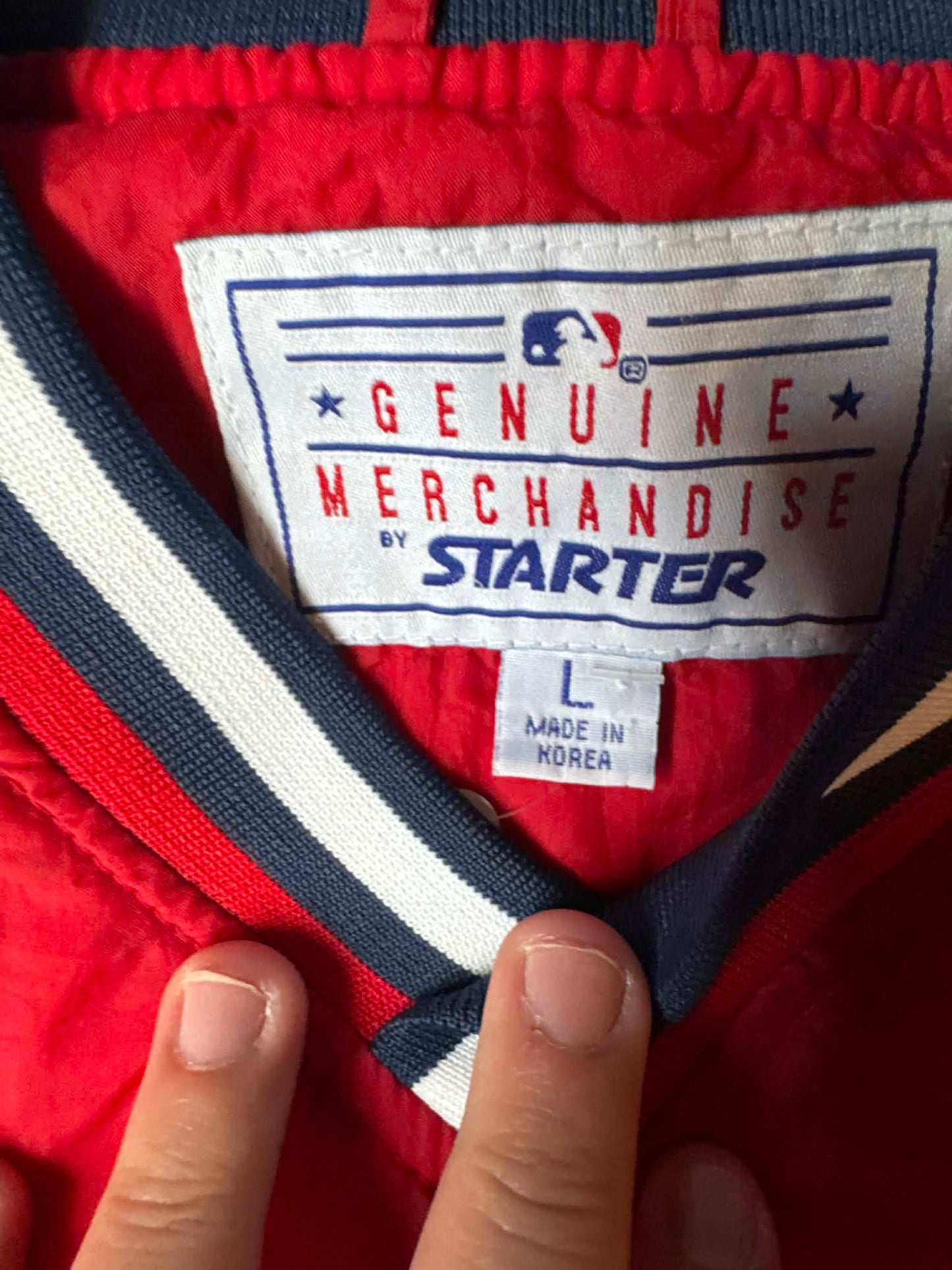 St Louis Cardinals Vintage Starter Jacket - Size L