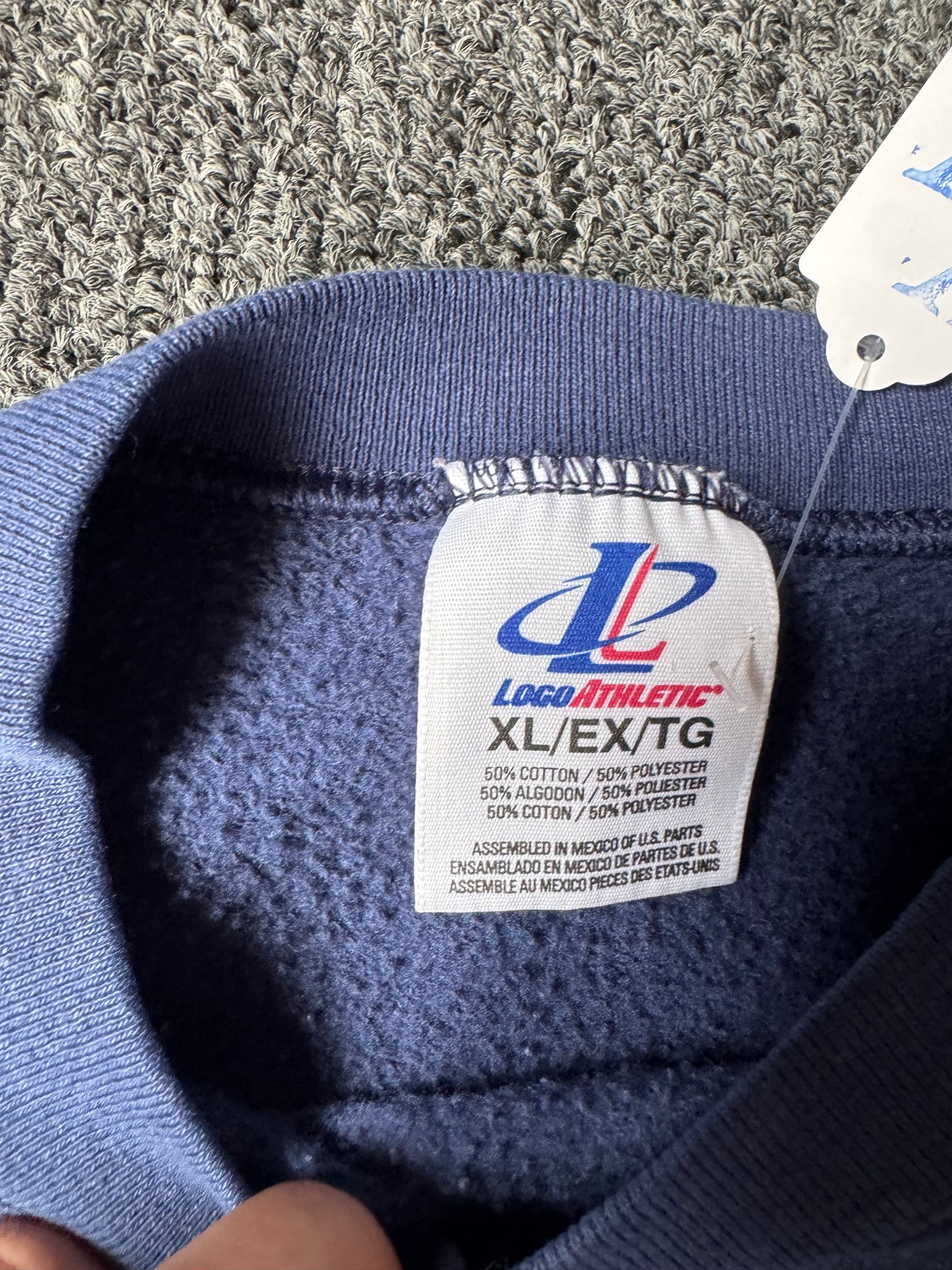 Navy 90s Chicago Bears Logo 7 Crewneck (XL)