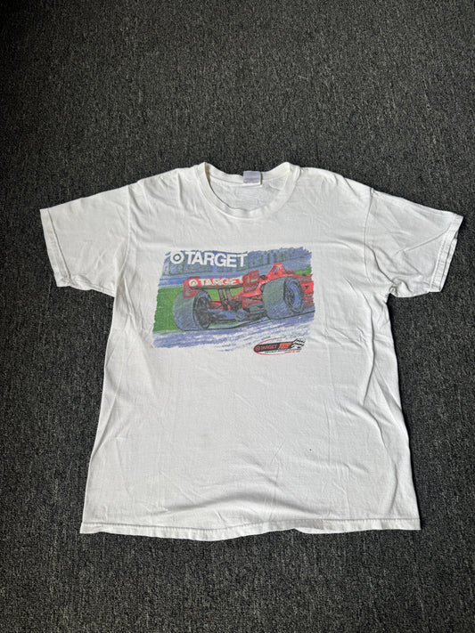 White Target NASCAR Shirt (L)