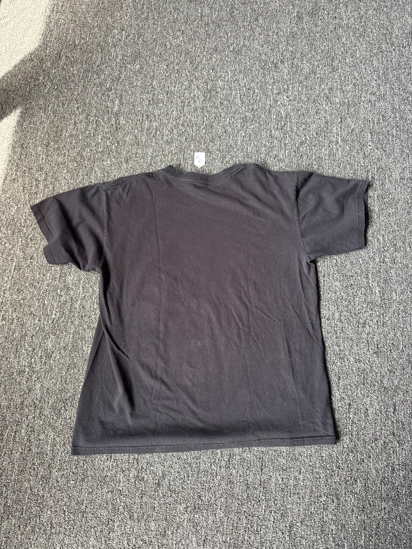 Y2K Black High On Fire Band Shirt (L)