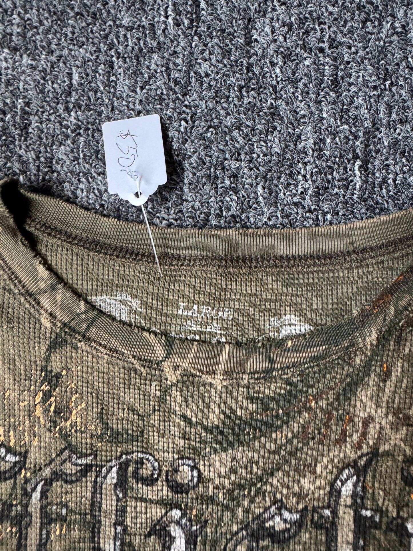 Y2K Affliction AOP Long Sleeve Shirt (L)