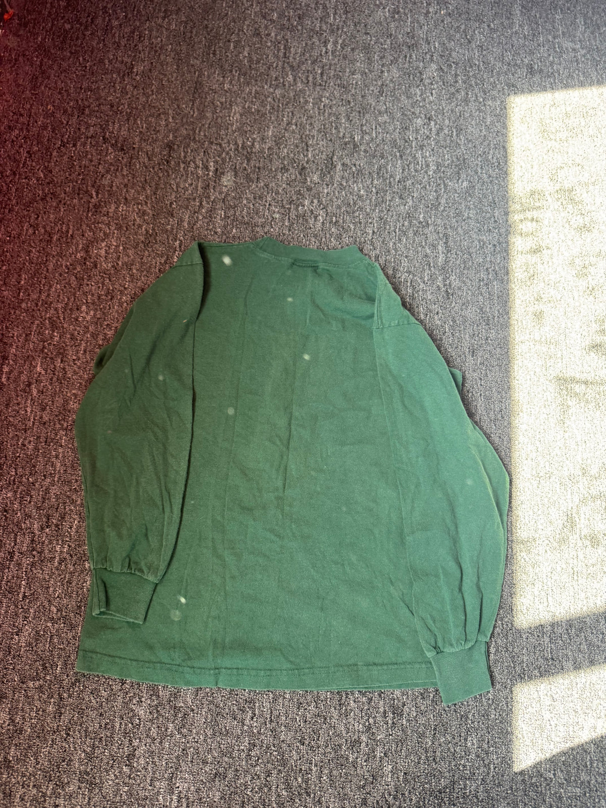 Forest Green Bear Long Sleeve Shirt (M)