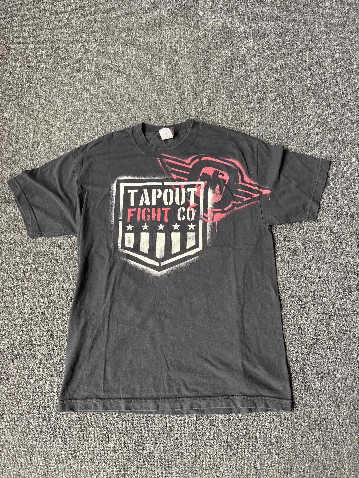 Y2K Grunge Tapout Fight Co Shirt (L)