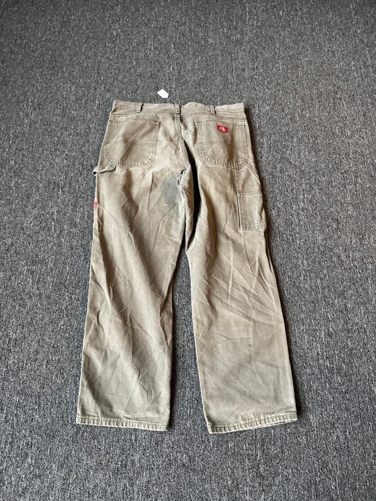Forest Green Dickies Carpenter Jeans (38x30)