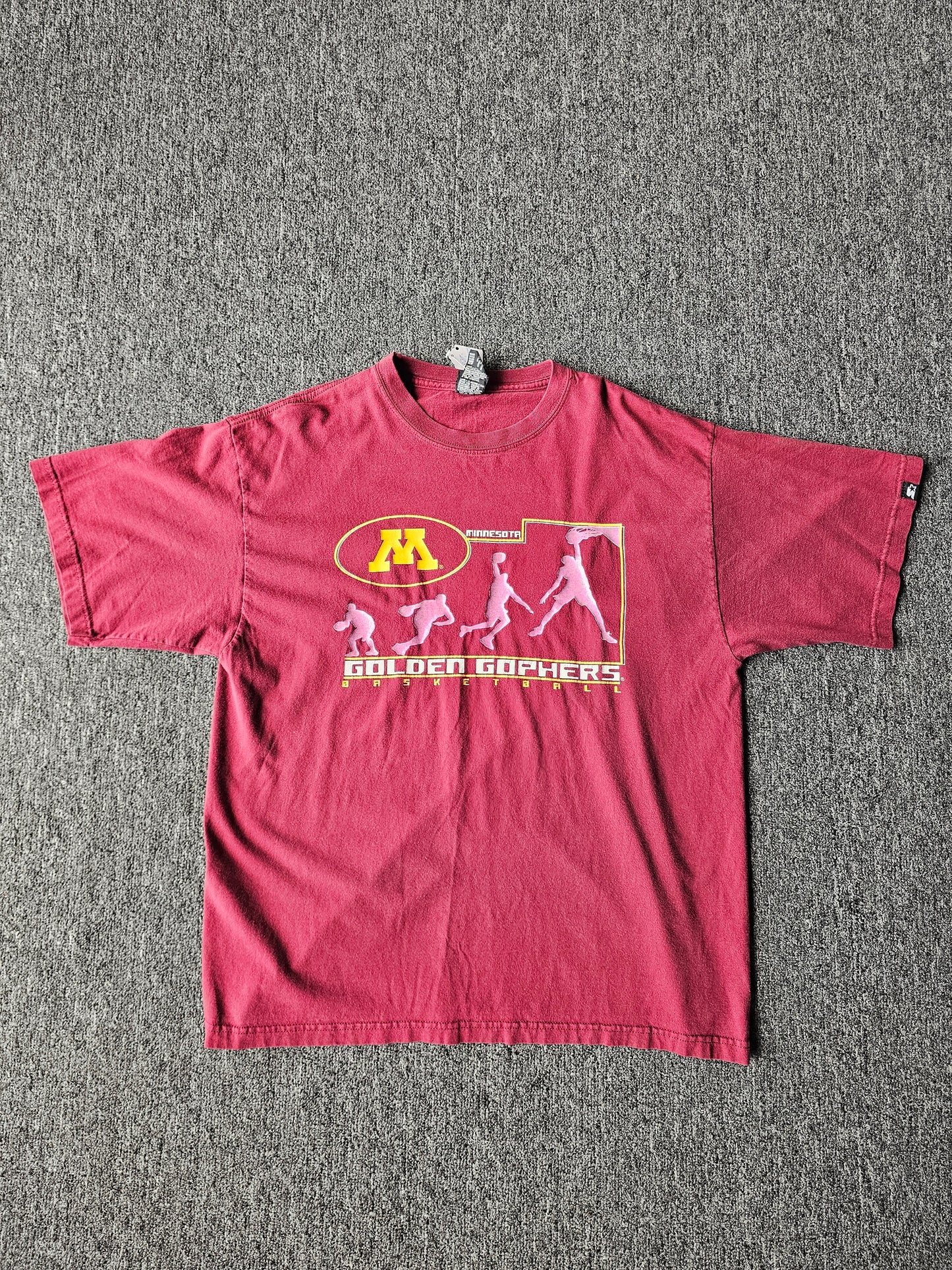 Minnesota Golden Gophers Basketball Starter Tee - Size XL