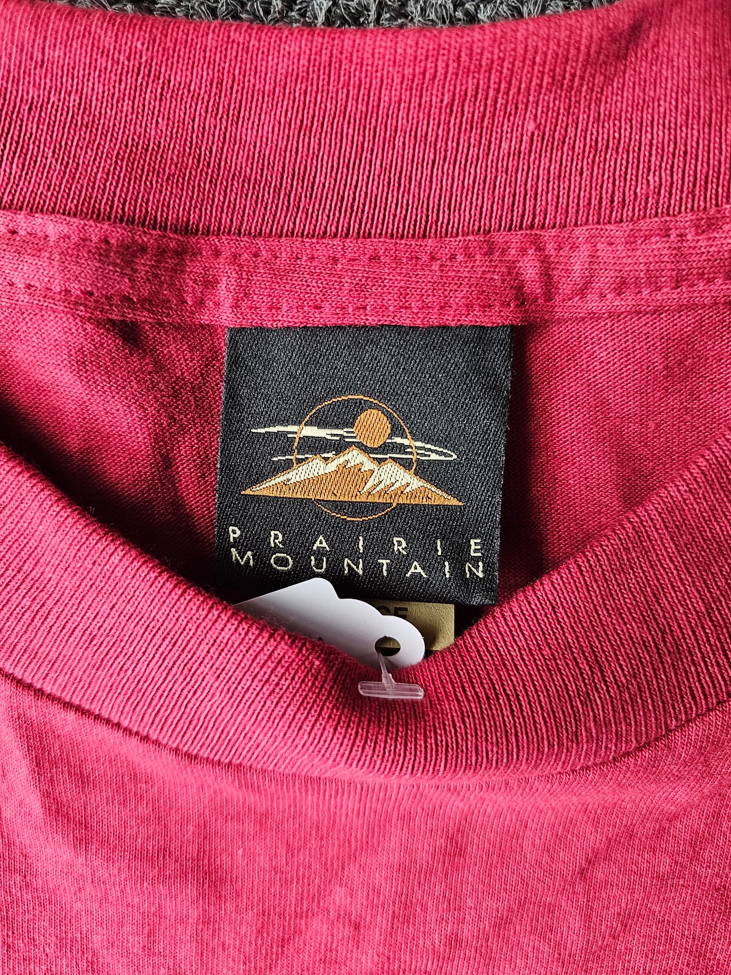 Yellowstone Embroidered Nature Single Stitch 90s tee - Prairie Mountain Tag - Size L
