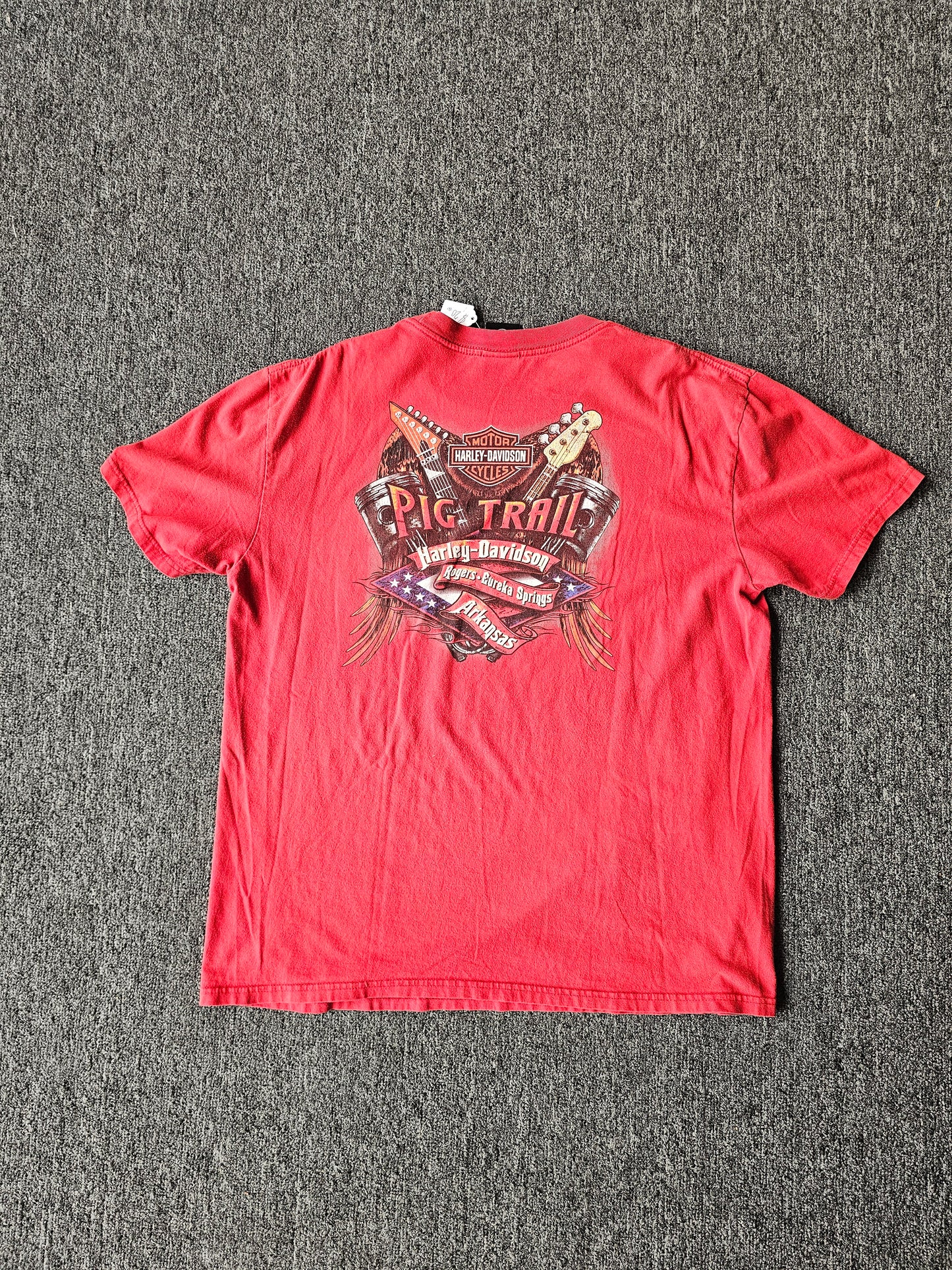 Harley Davidson Arkansas Pocket Tee - HD Tag - Size L