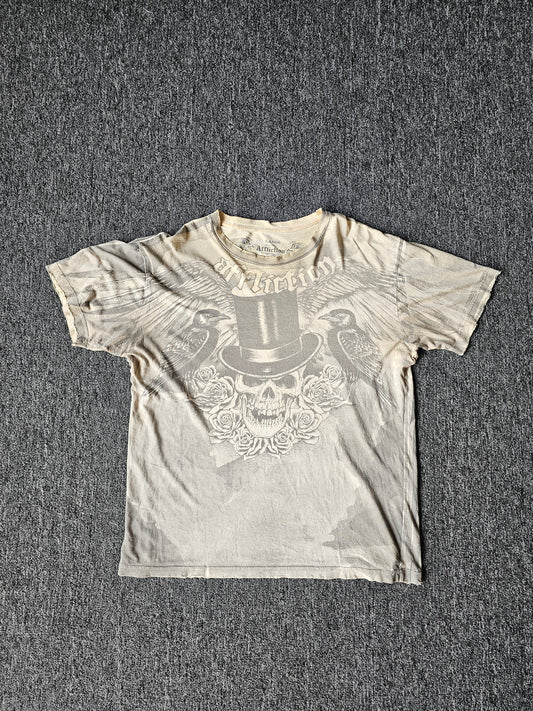 Affliction Y2K/Grunge w/skull - Affliction Tag - Size L