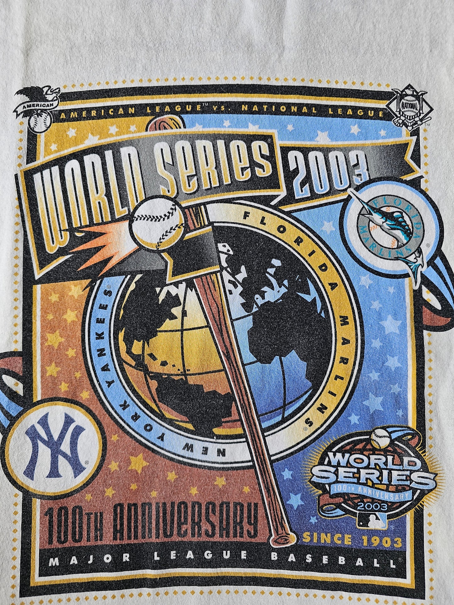 New York Yankees MLB World Series 2003 Tee (M)