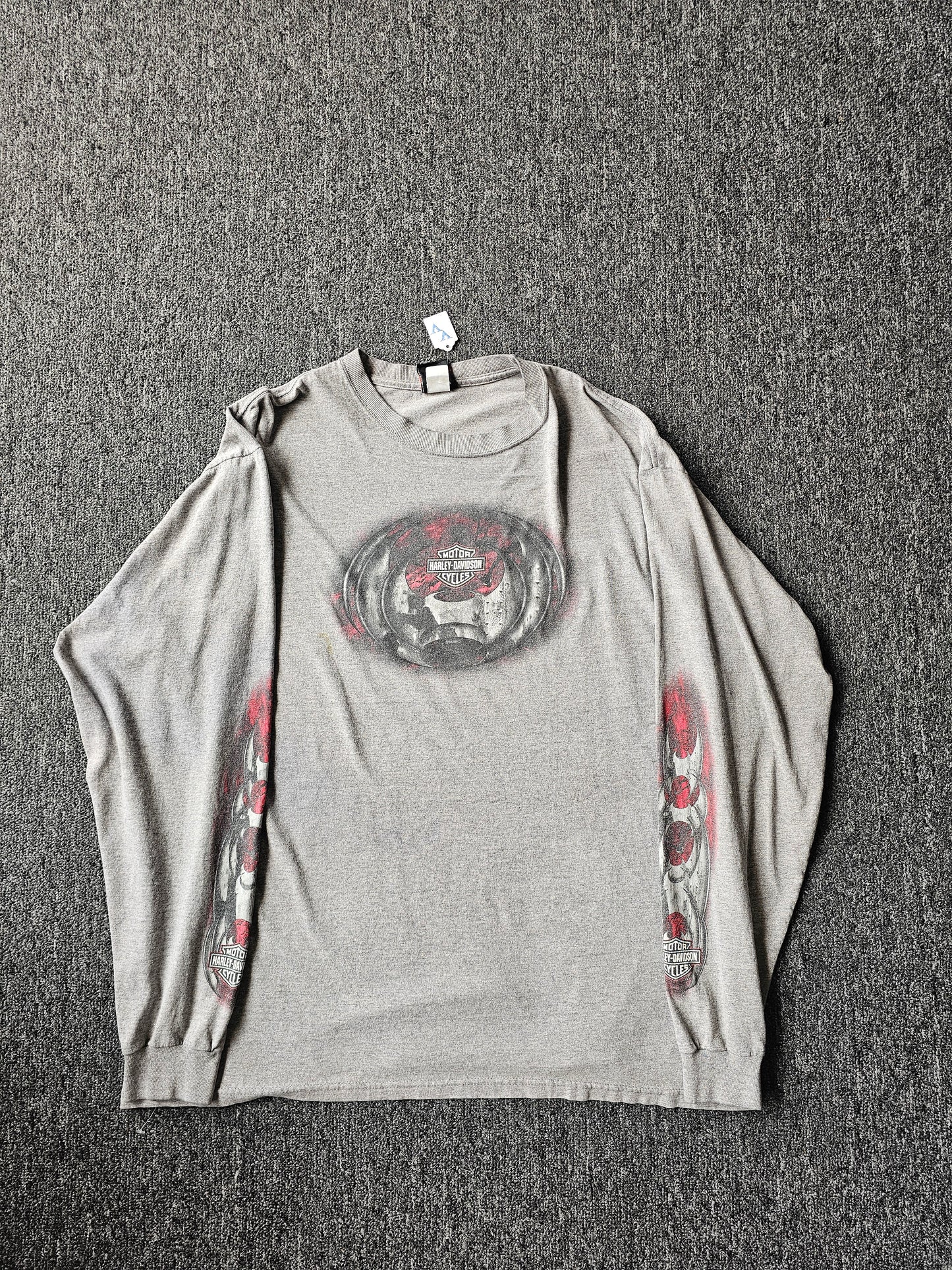 Harley Davidson Fire Baton Rouge LA Long Sleeve (2XL)
