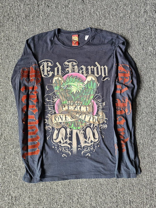 Ed Hardy Y2K Eagle/Skull Long Sleeve (L)