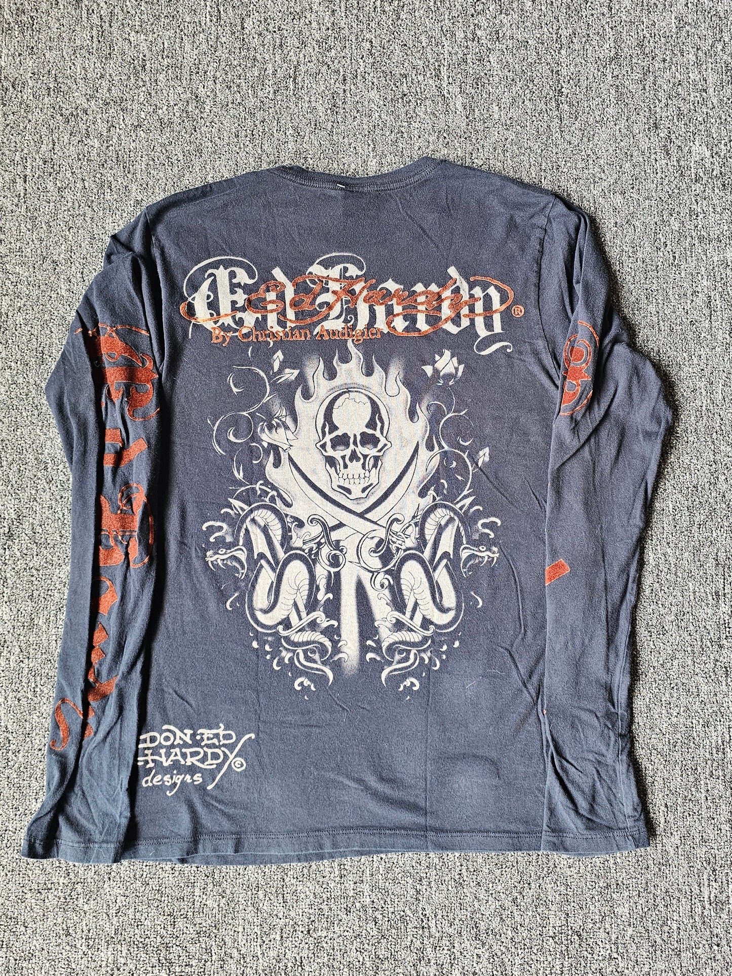 Ed Hardy Y2K Eagle/Skull Long Sleeve (L)