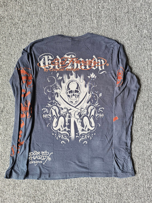 Ed Hardy Y2K Eagle/Skull Long Sleeve (L)