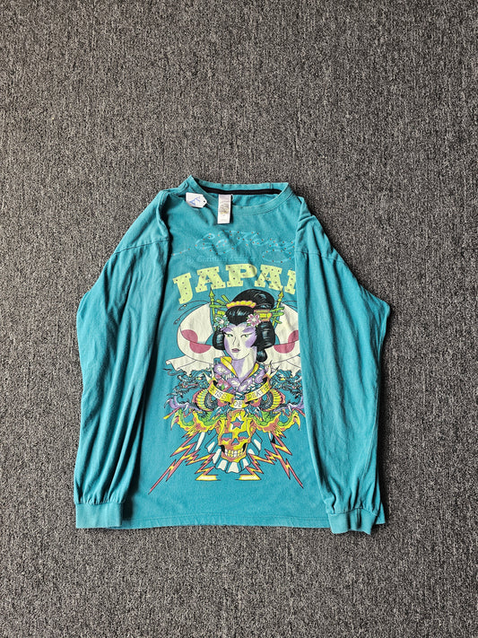 Ed Hardy Y2K Japan Skull Long Sleeve (L)