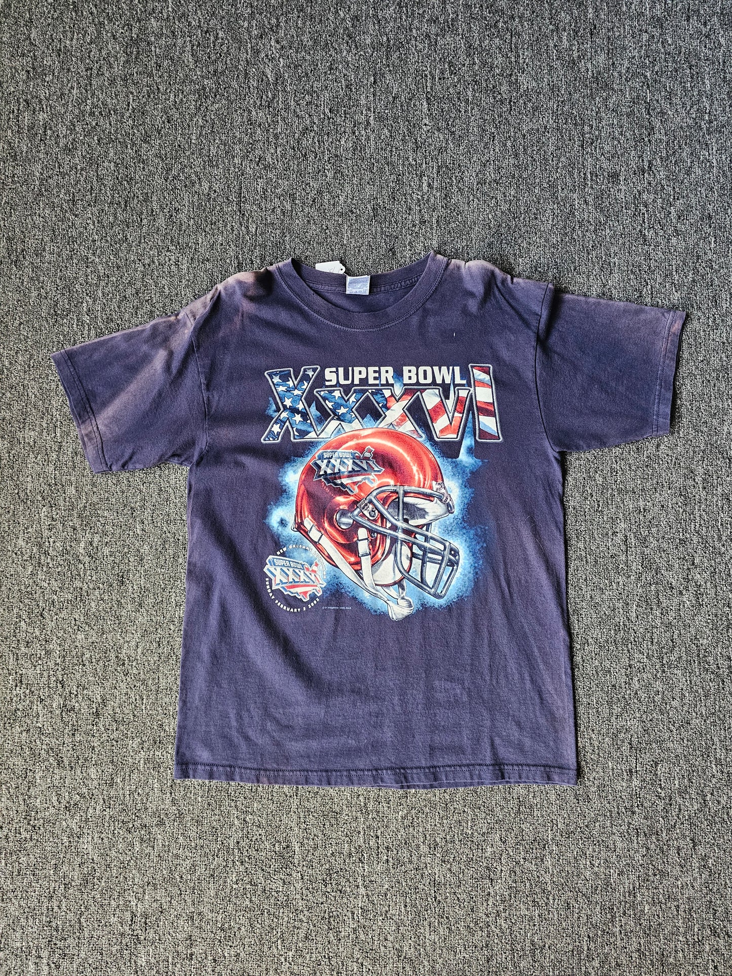 Super Bowl XXXVI Fader Tee (L)