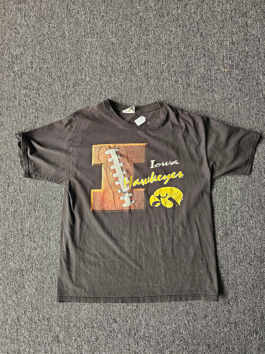 Iowa Hawkeyes NCAA 90s Tee (XL)
